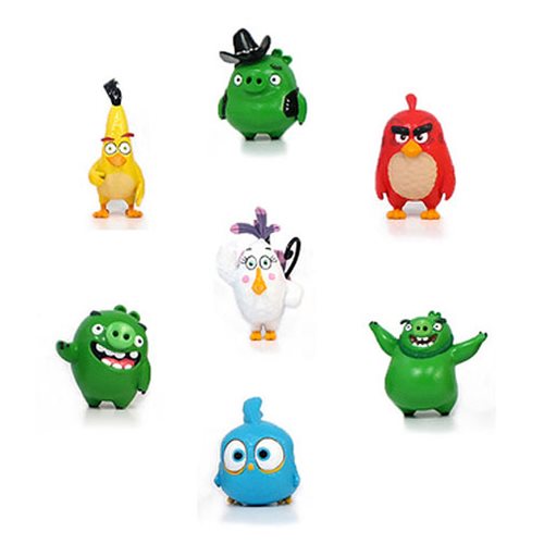 Angry Birds Movie Mini-Figure 7-Pack Set B, Not Mint